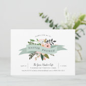 Peach Meadow | Einladung zu Ostern (Stehend Vorderseite)