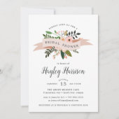 Peach Meadow | Einladung zur Brautdusche (Vorderseite)