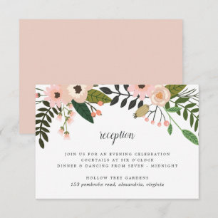 Peach Meadow Empfang Card Einladung