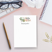 Peach Meadow| Personalisiert Post-it Klebezettel