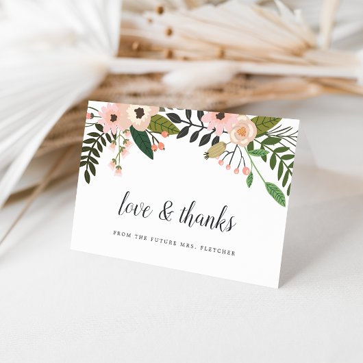 Peach Meadow Vielen Dank Dankeskarte