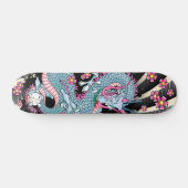 Peach Melba Dragon Tattoo Skateboard (Horizontal)