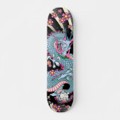Peach Melba Dragon Tattoo Skateboard (Vorne)
