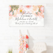 Peach & Mint Succulents Begrüßung Banner (Insitu)