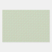 Peach Minze Artistry Wrapping Paper Flat Sheet Set Geschenkpapier Set (Vorderseite)