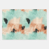 Peach Minze Cream Cowhide Geschenkpapier Set (Vorderseite)