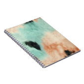 Peach Minze Cream Cowhide Notizblock (Rechte Seite)