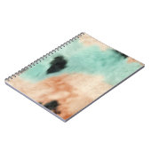 Peach Minze Cream Cowhide Notizblock (Linke Seite)