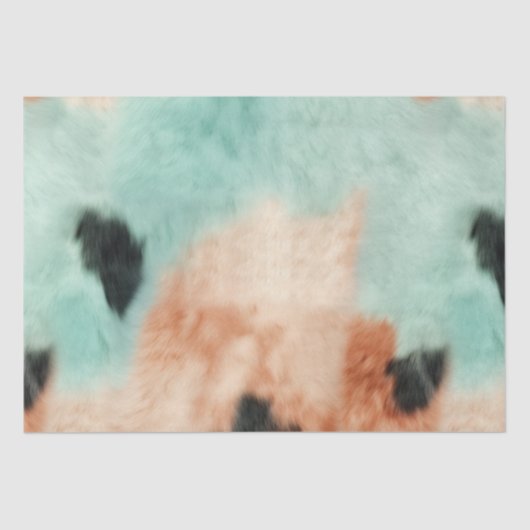 Peach Minze Cream Cowhide Seidenpapier (Vorderseite)