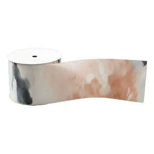 Peach Minze Cream Western Cowhide Ripsband