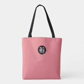 Peach Monogramm Totbeutel Tasche
