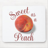 Peach Mouse Pad Mousepad (Vorne)