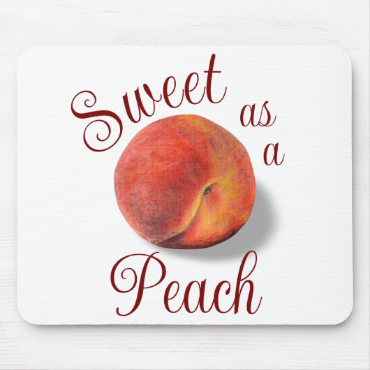 Peach Mouse Pad Mousepad (Vorne)