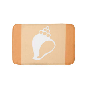 Peach-Muschel Badematte