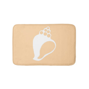 Peach Muschel Badezimmer Matte