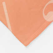 Peach Music Fleecedecke (Ecke)