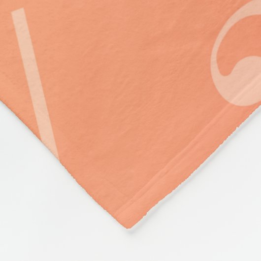 Peach Music Fleecedecke (Ecke)