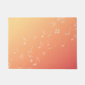 Peach Music Fußmatte (Vorderseite)