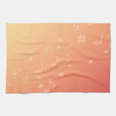 Peach Music Geschirrtuch (Horizontal)