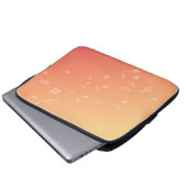 Peach Music Laptopschutzhülle (Vorne Knopf)