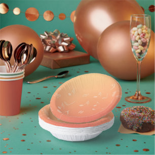 Peach Music Pappteller