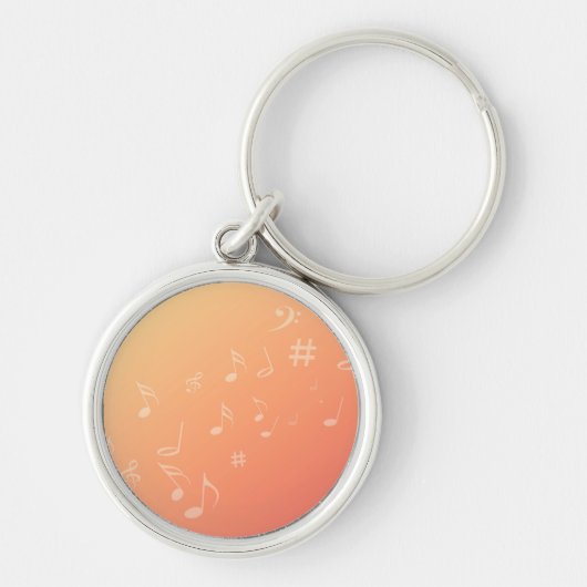 Peach Music Schlüsselanhänger (Vorne)