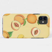 Peach Muster 7 Case-Mate iPhone Hülle (Rückseite (Horizontal))