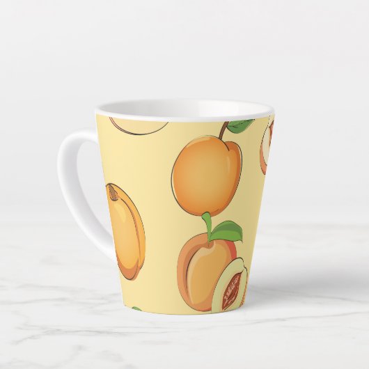 Peach Muster 7 Milchtasse (Linke Ecke)