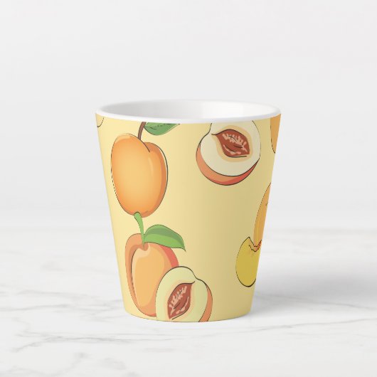 Peach Muster 7 Milchtasse (Vorderseite)