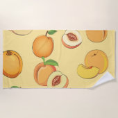 Peach Muster 7 Strandtuch (Vorderseite)