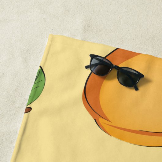 Peach Muster 7 Strandtuch (Beispiel)