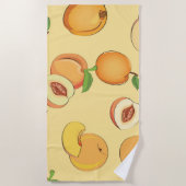 Peach Muster 7 Strandtuch (Vorderseite)