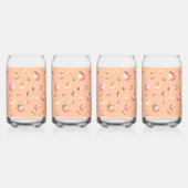 Peach-Muster Dosenglas (Hinten)