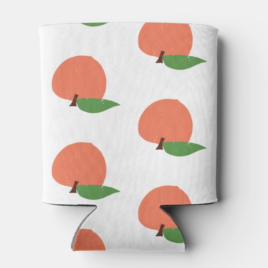 Peach-Muster Dosenkühler (Rückseite)