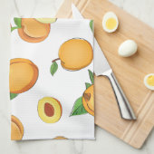 Peach-Muster Geschirrtuch (Viertel Falte)
