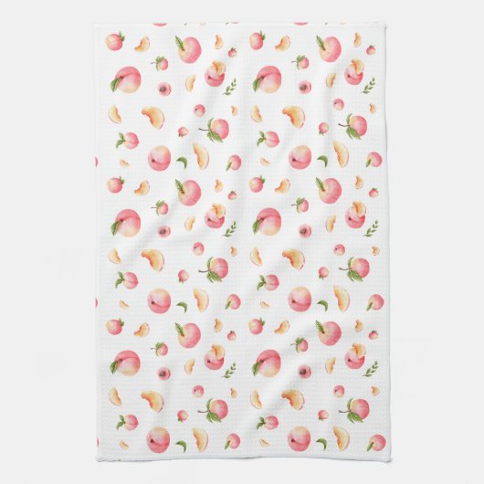 Peach-Muster Geschirrtuch (Vertikal)