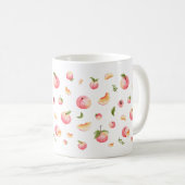 Peach-Muster Kaffeetasse (VorderseiteRechts)
