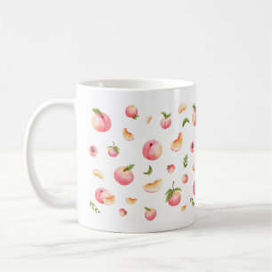 Peach-Muster Kaffeetasse