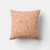 Peach-Muster Kissen (Rückseite)