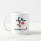 Peach Muster Malerei Vintag Kaffee Tasse (Links)