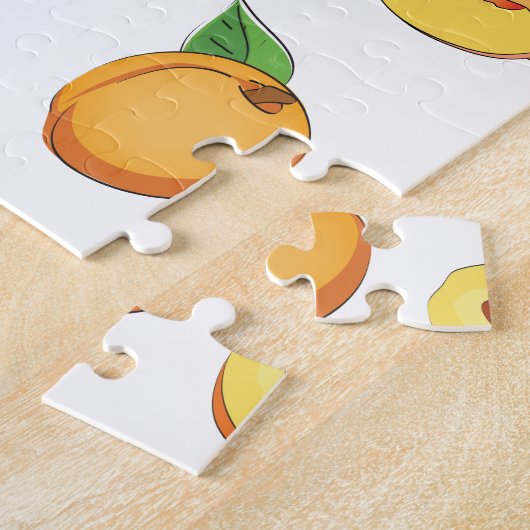 Peach-Muster Puzzle (Seite)