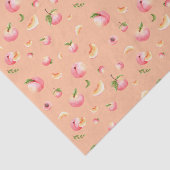 Peach-Muster Seidenpapier (Ausschnitt)