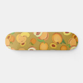Peach-Muster Skateboard (Horizontal)