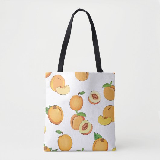 Peach-Muster Tasche (Vorderseite)