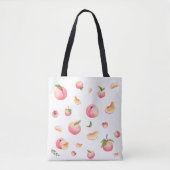 Peach-Muster Tasche (Vorderseite)