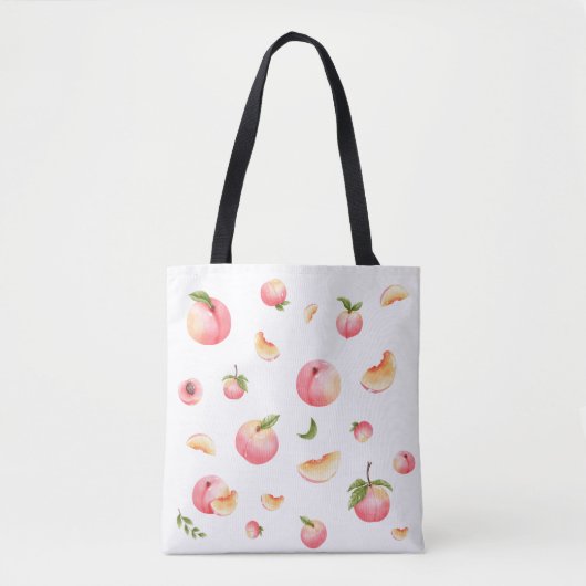 Peach-Muster Tasche (Vorderseite)