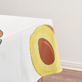 Peach-Muster Tischdecke (Beispiel)