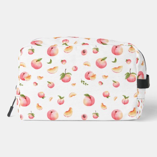 Peach-Muster Waschbeutel (Rückseite)