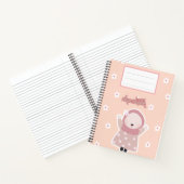 Peach Notebook "Alhamdulillah" Notizblock (Innenseite)