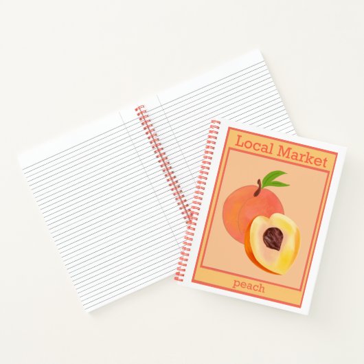 Peach Notebook Notizblock (Innenseite)